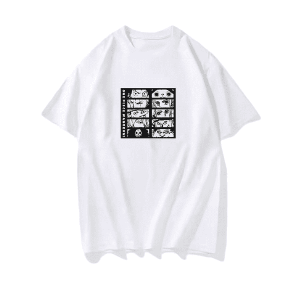 One Piece Anime Character Printed T-Shirt — detail 1