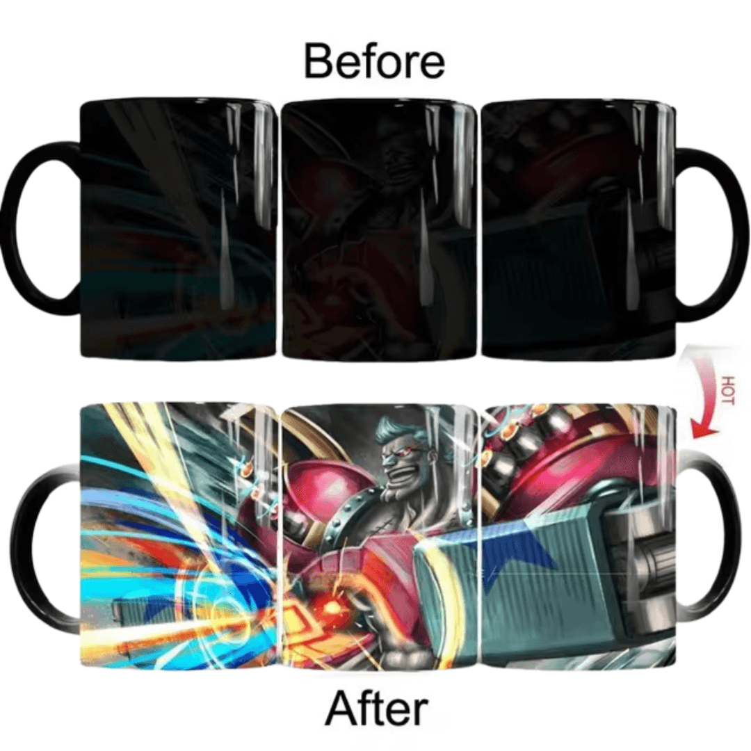 Anime One Piece Franky Magic Mug — detail 1