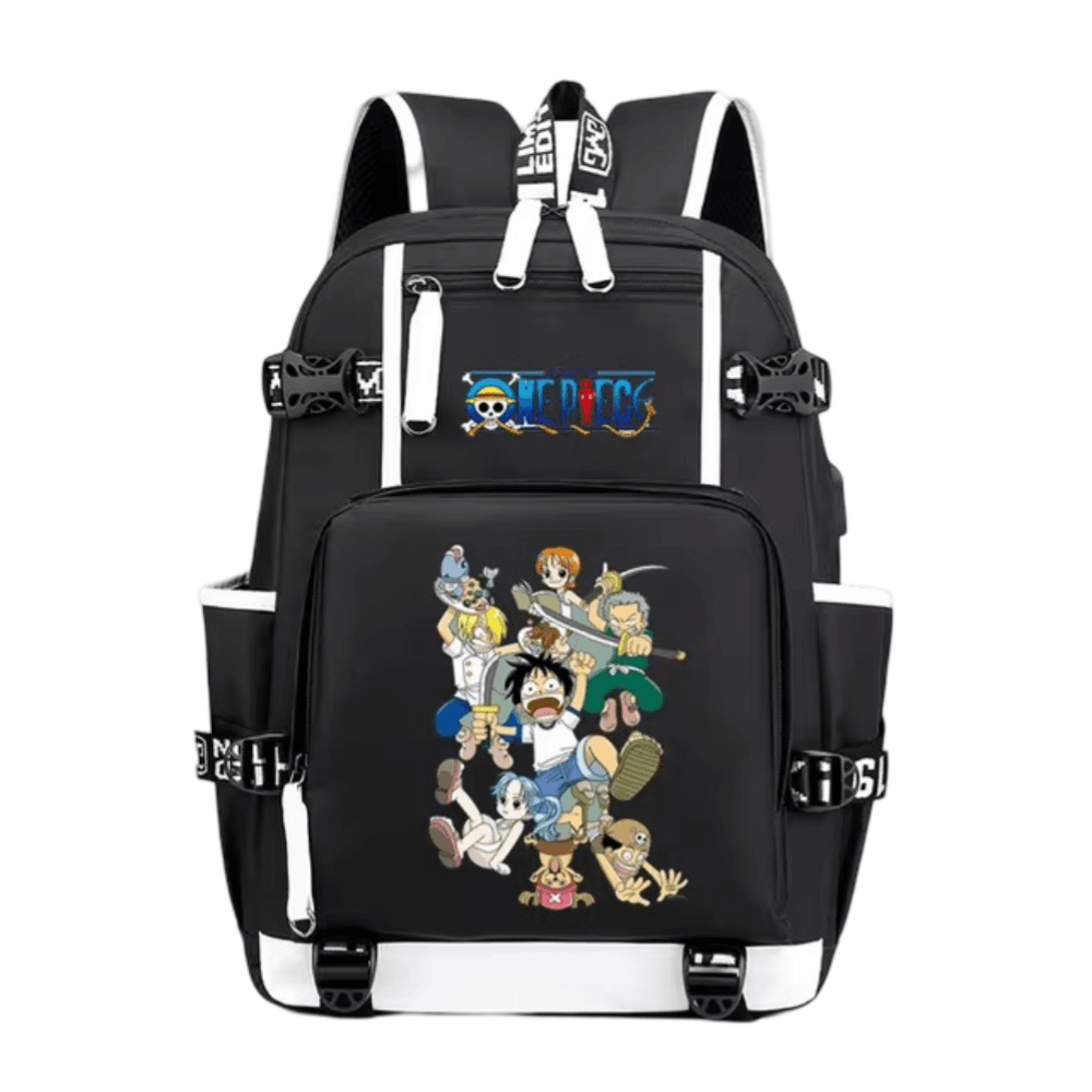 Anime One Piece Canva Student Backpack