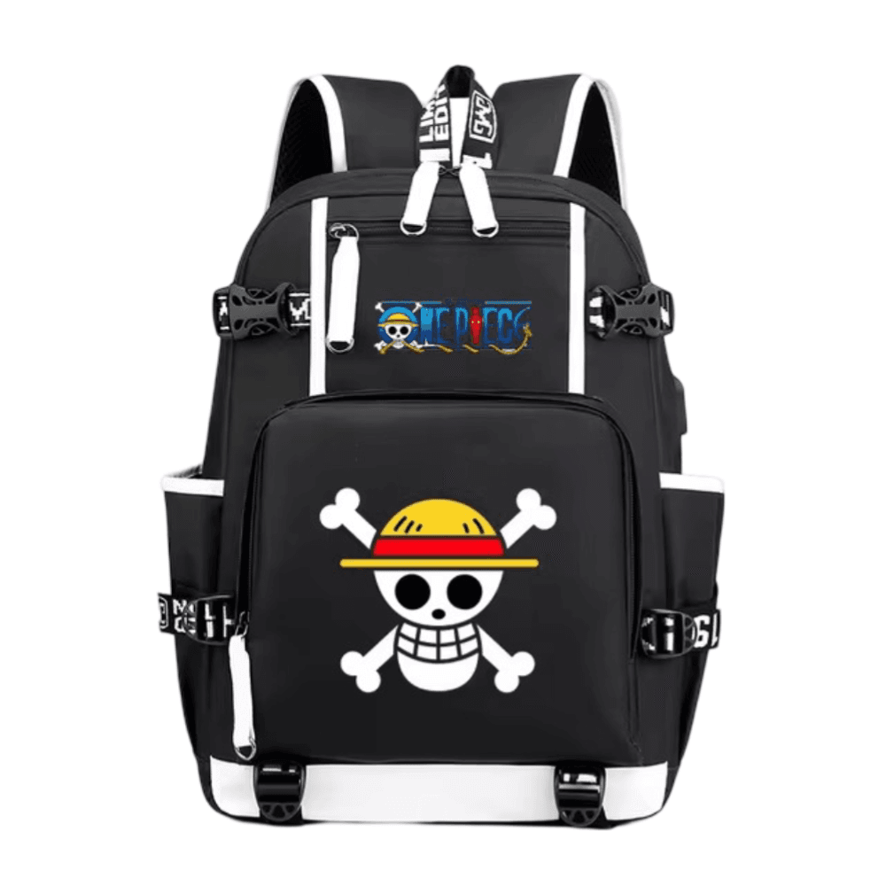 One Piece Anime Straw Hat Pirates Student Backpack