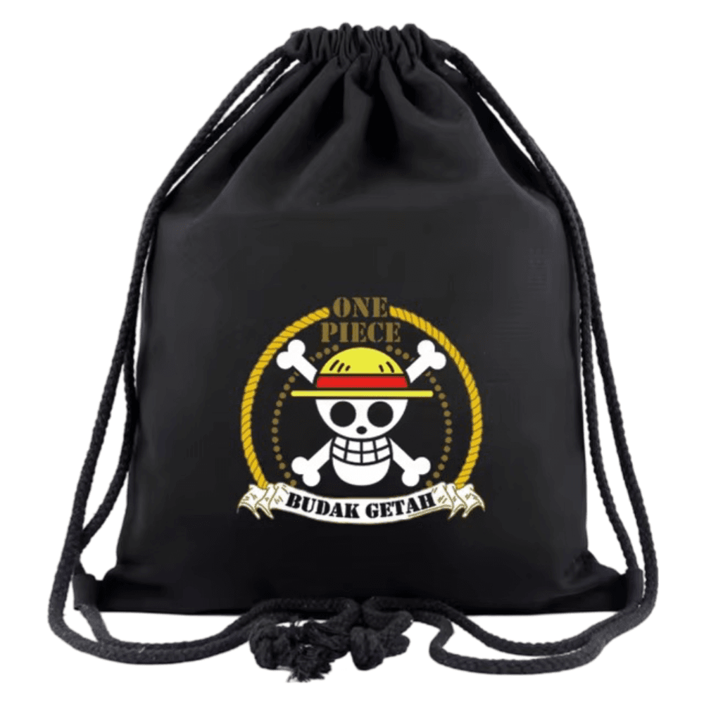 One Piece Anime Straw Hat Pirates Drawstring Bag