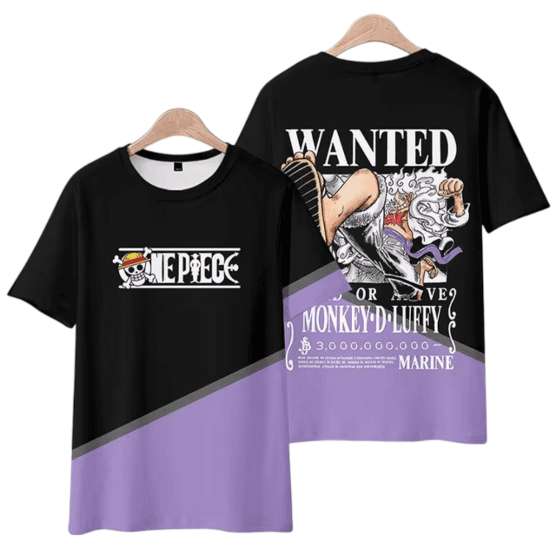 Anime One Piece Dead Or Alive Luffy Casual T-Shirt