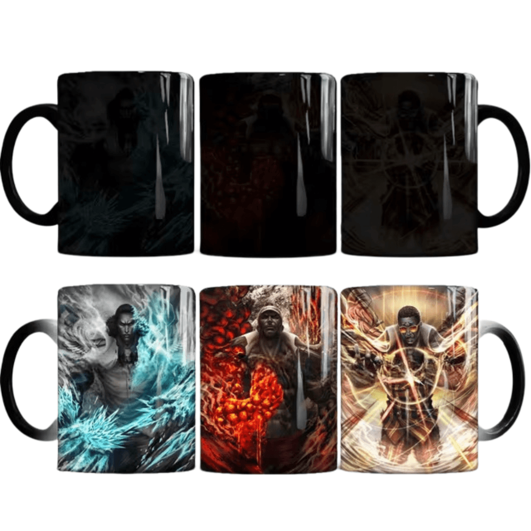 Anime One Piece Kuzan And Borsalino With Akainu Magic Mug