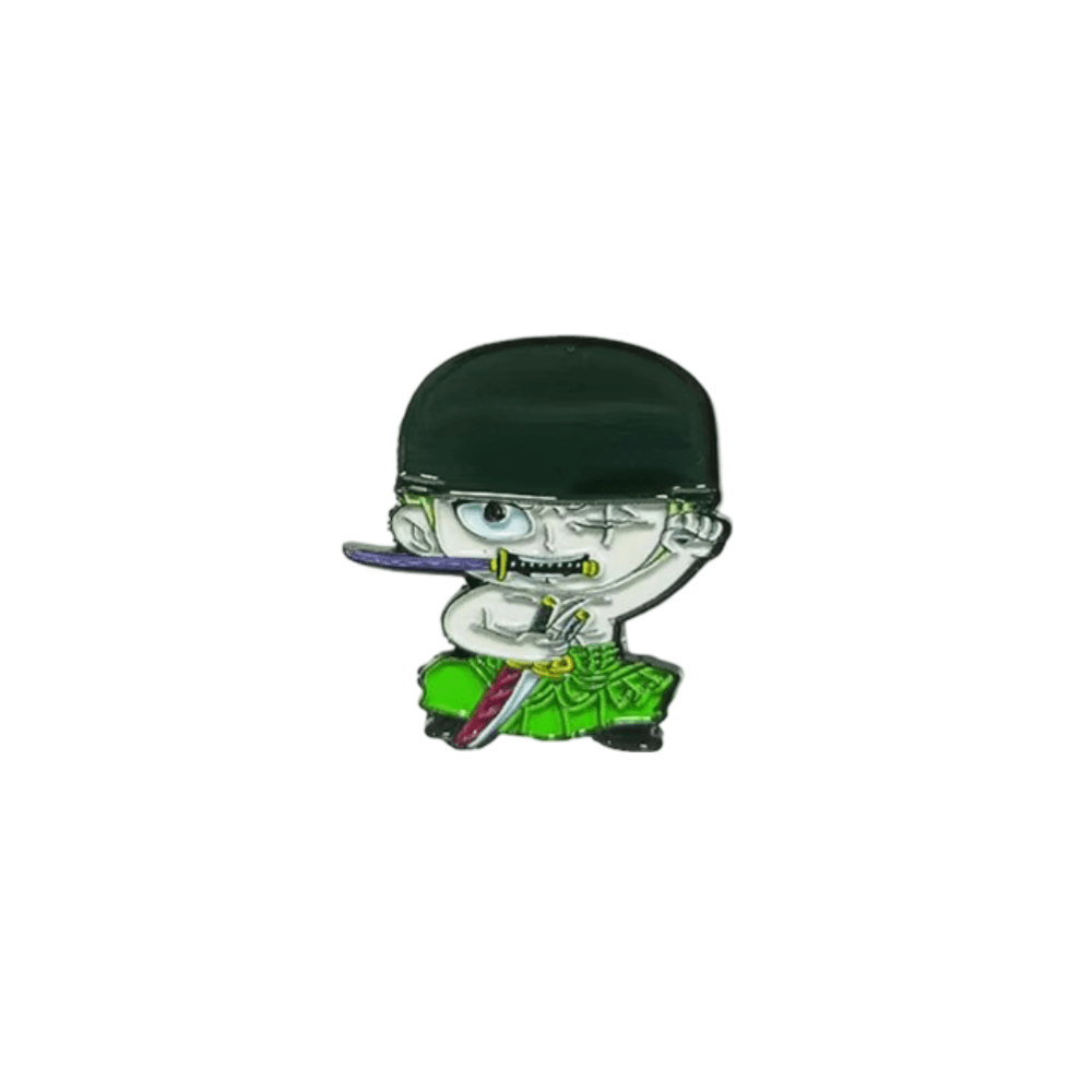 Anime One Piece Roronoa Zoro Brooch