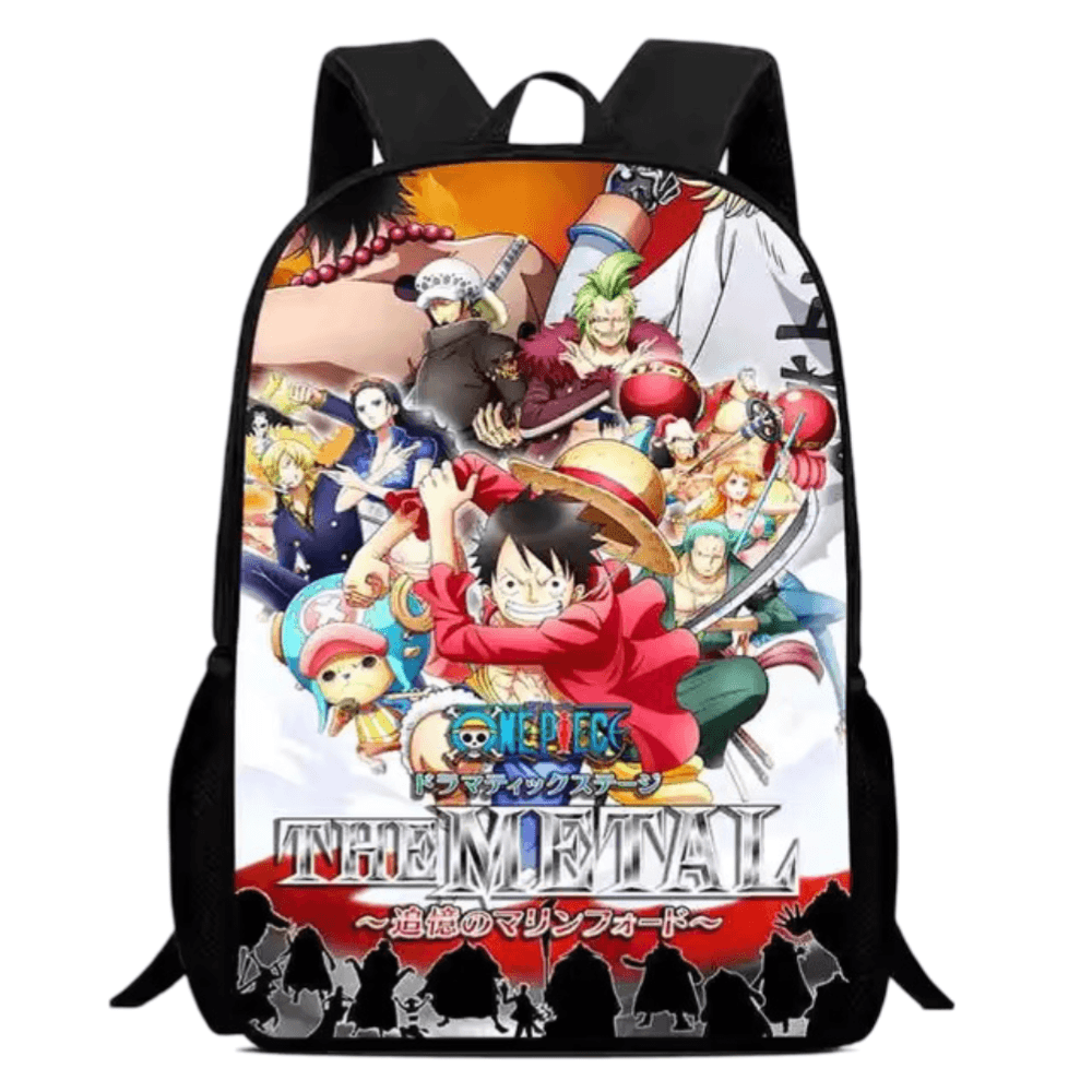 One Piece Anime Character School Bag