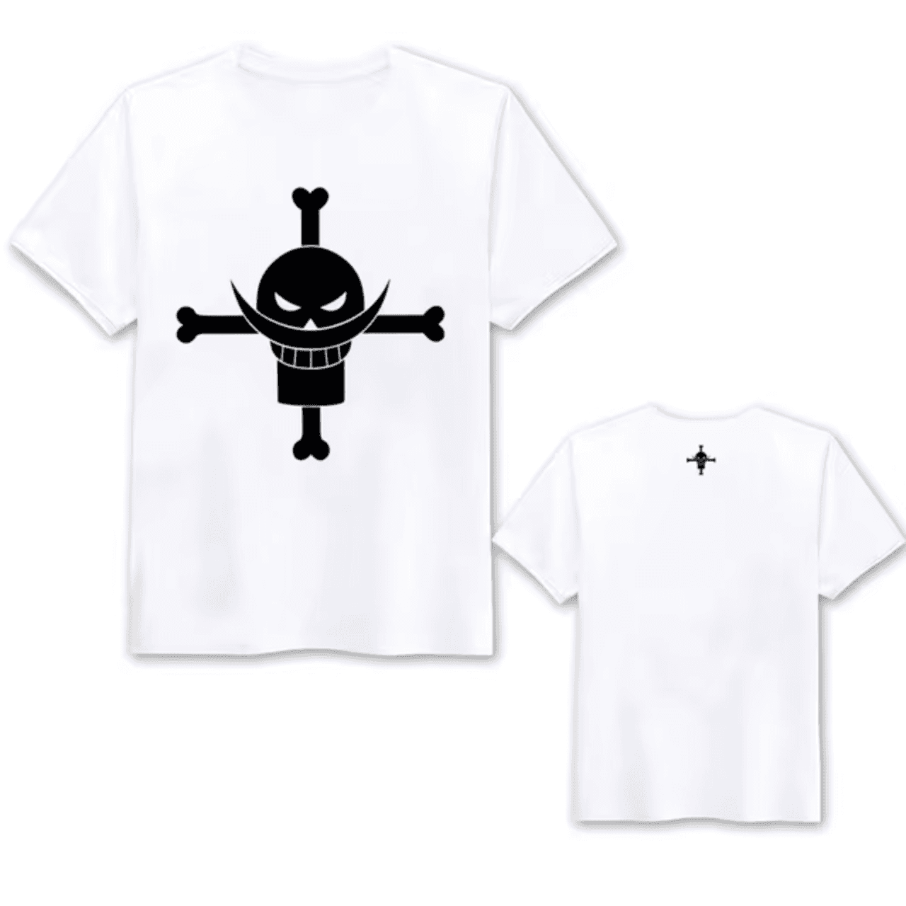 Anime One Piece Whitebeard Symbol T-Shirt — detail 1