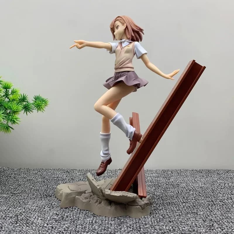 24cm Anime A Certain Magical Index Mikoto Misaka Action Figure Toy — detail 2
