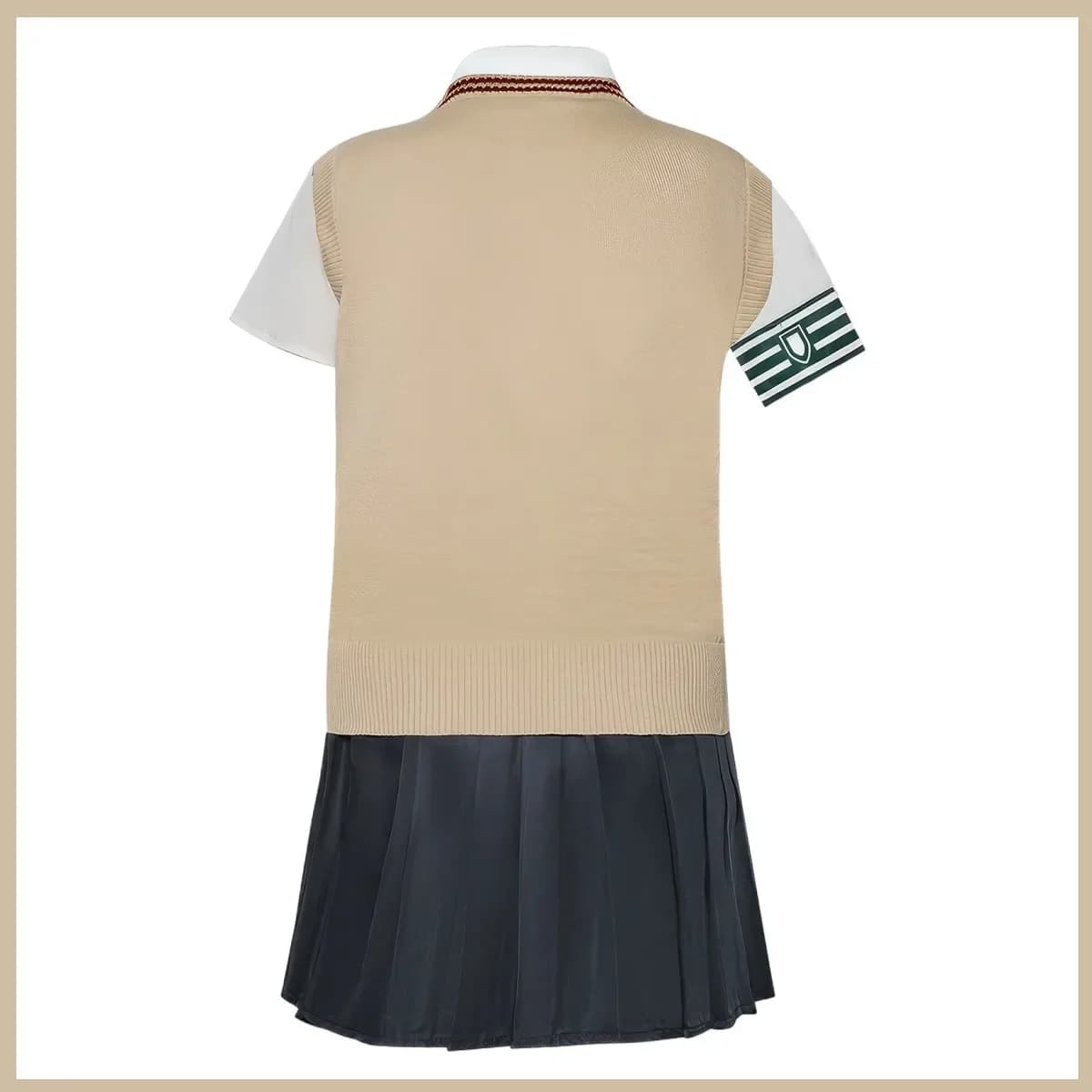 Anime A Certain Magical Index Misaka Mikoto Wig And School Uniform Cosplay Costume — detail 2