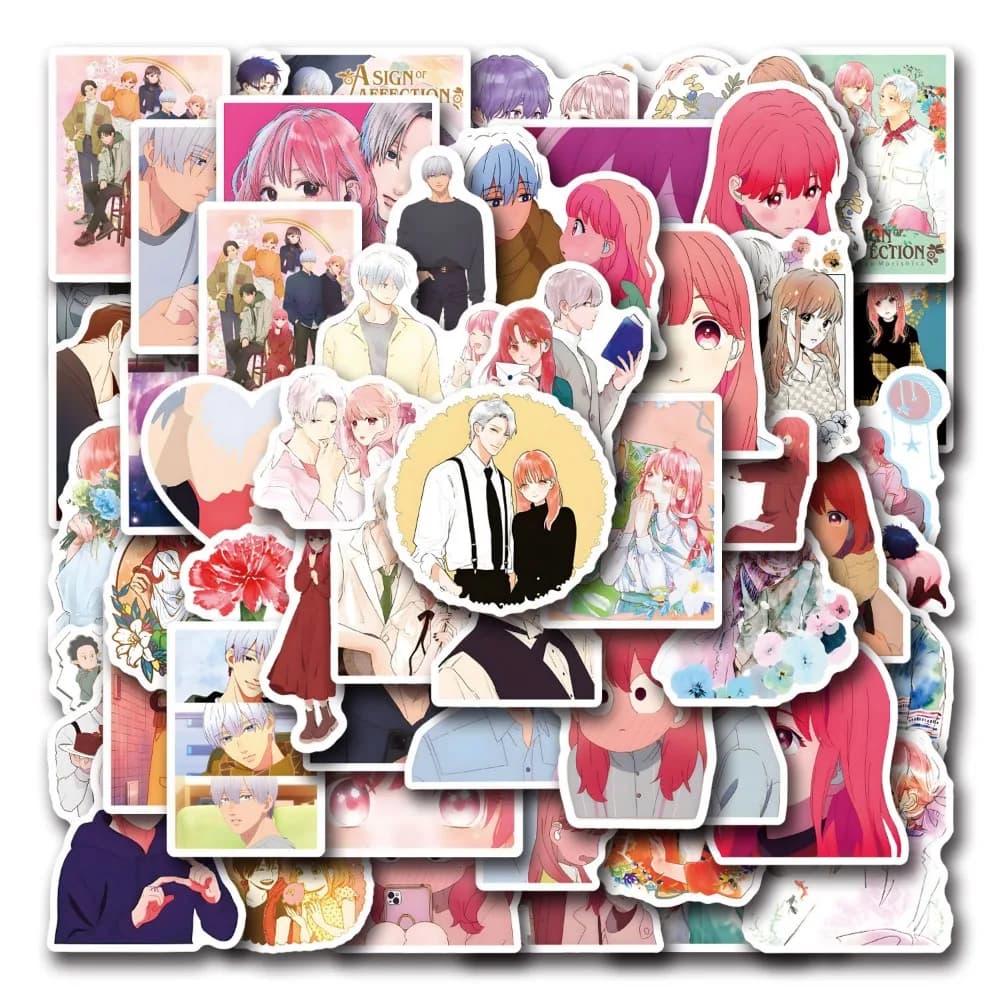 10Pcs Anime A Sign Of Affection Waterproof Stickers — detail 1