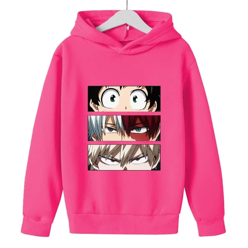 Anime My Hero Academia Izuku Shoto And Katsuki Printed Hoodie