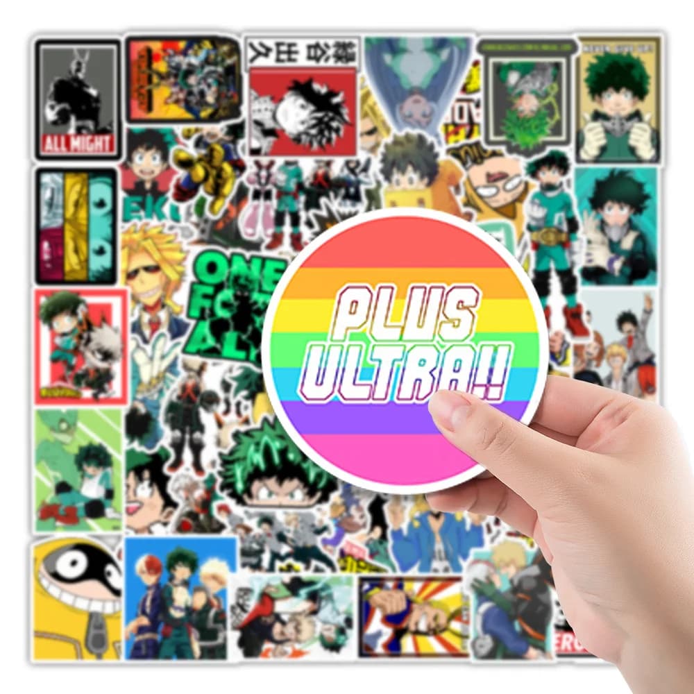 100Pcs Anime My Hero Academia Character Stickers — detail 2