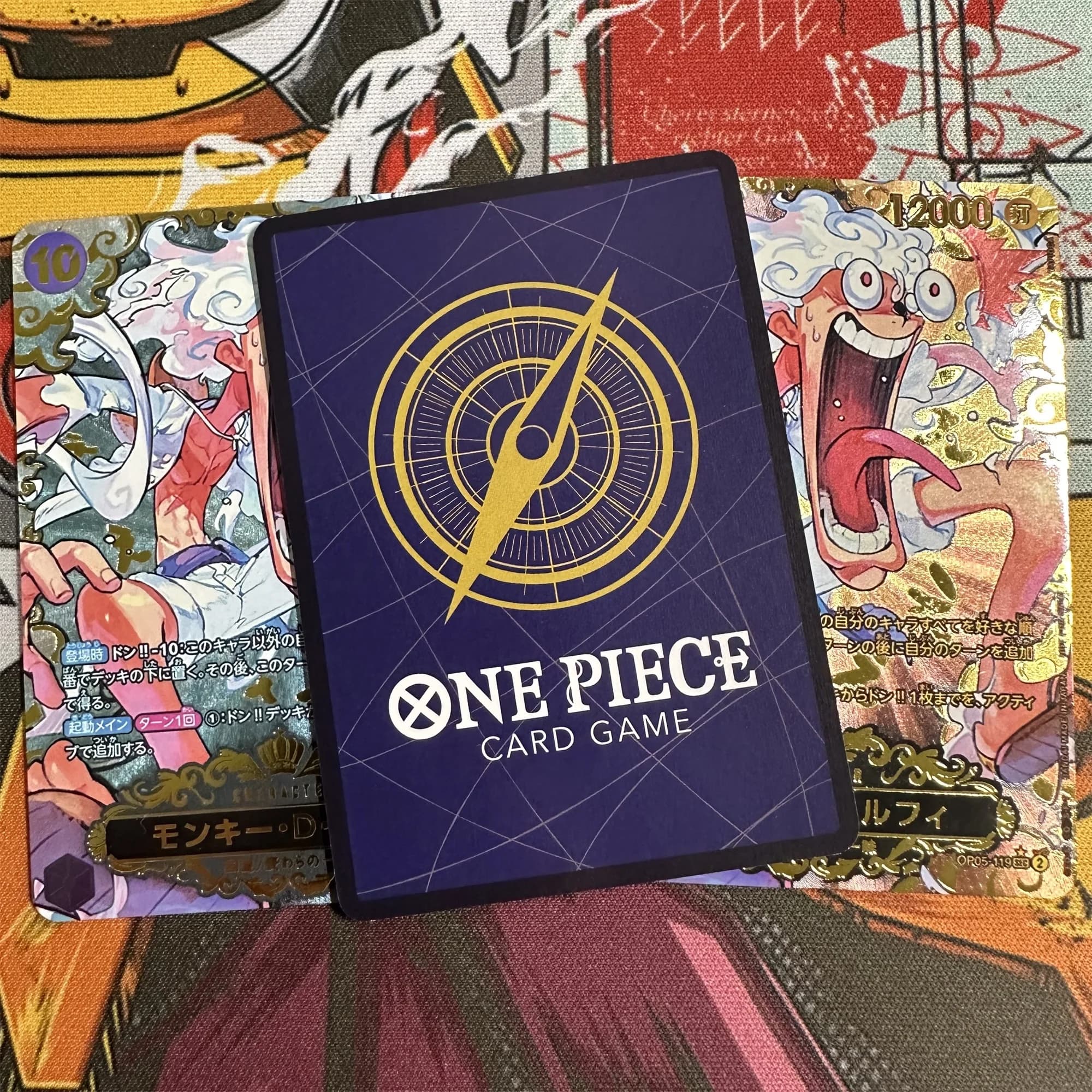 3Pcs/set Anime One Piece Gear 5 Luffy Playing Card — detail 2