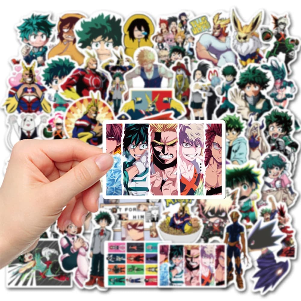 10Pcs My Hero Academia Anime Character Stickers — detail 2