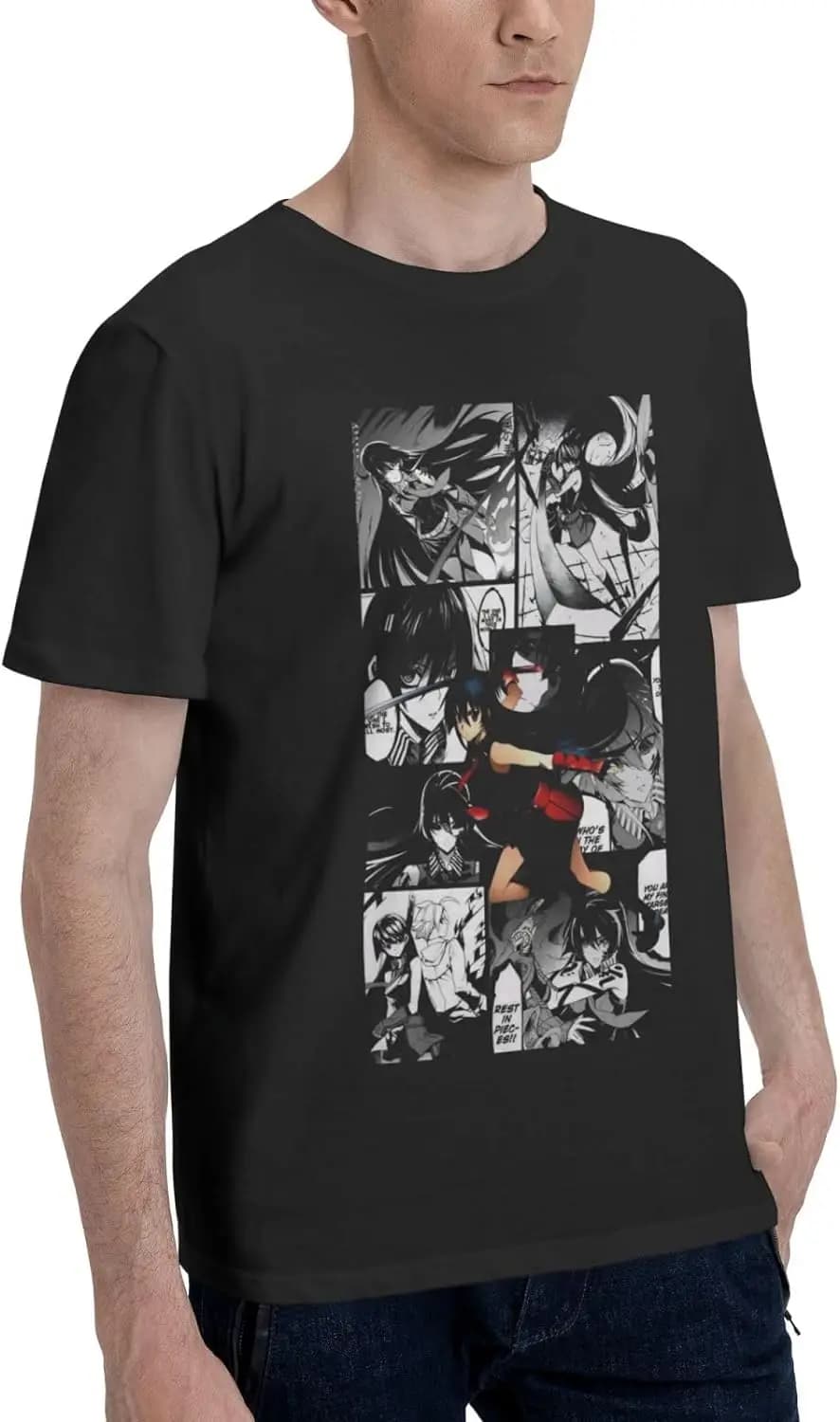 Anime Akame Ga Kill Short Sleeve Casual T-Shirt — detail 1