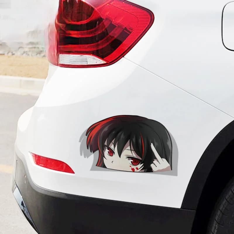 Anime Akame Ga Kill Car Sticker — detail 1