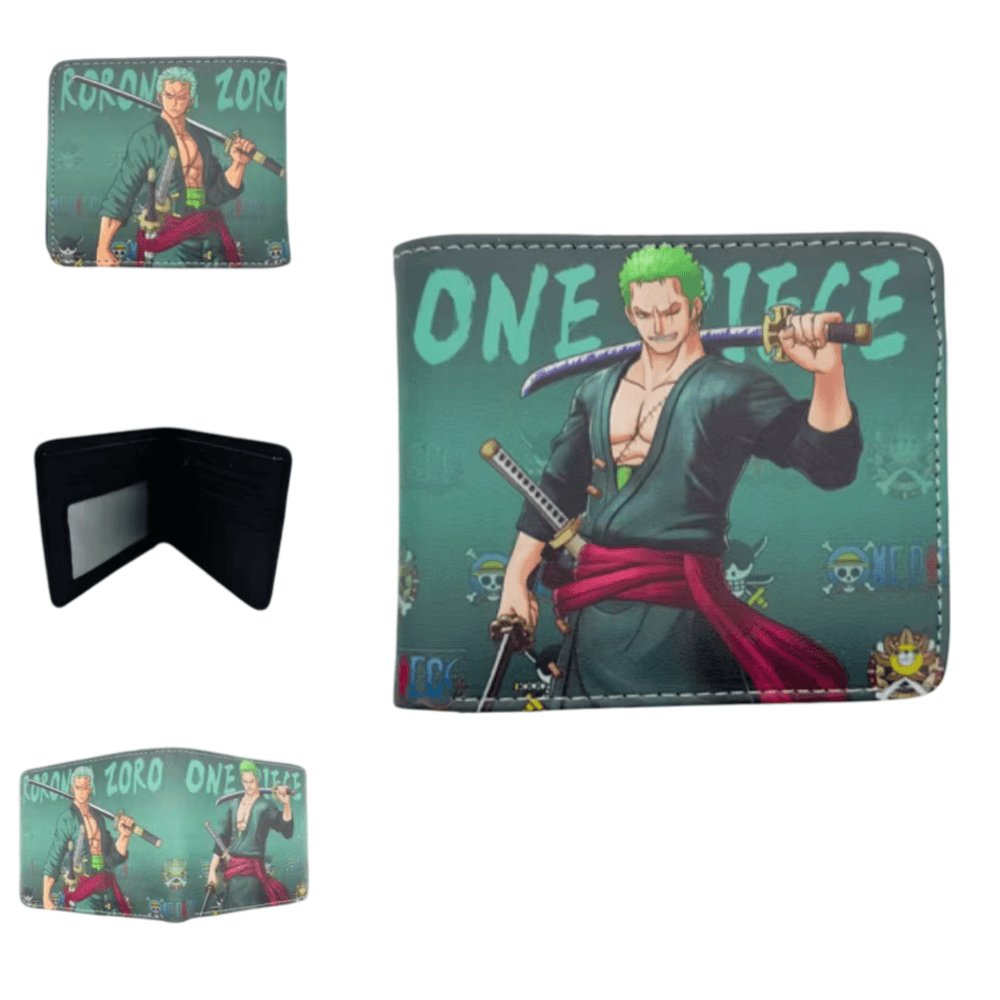 One Piece Anime Roronoa Zoro Printed Wallet