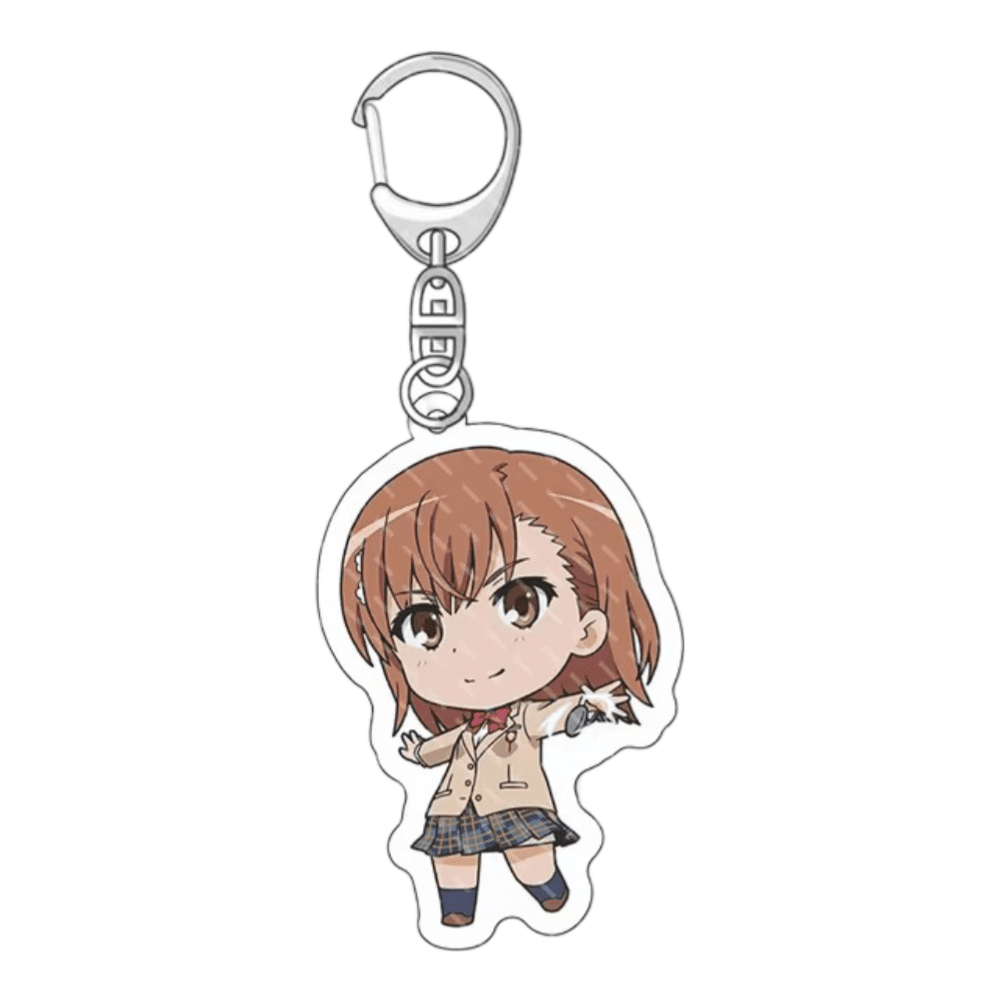 A Certain Magical Index Anime Misaka Mikoto Keychain