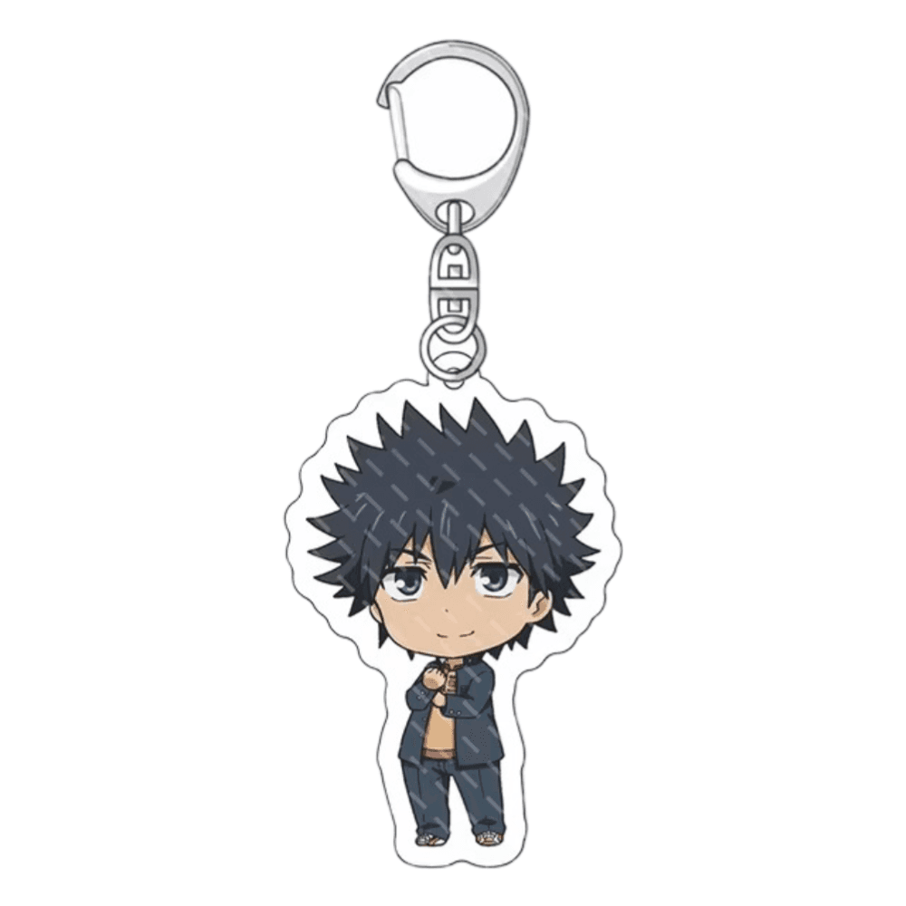 Anime A Certain Magical Index Kamijou Touma Keychain