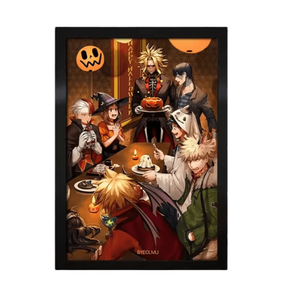Anime Helloween My Hero Academia Painting Wall Decor