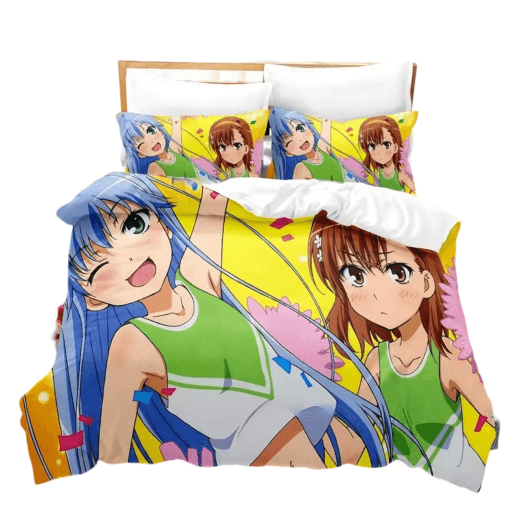 Anime Misaka Mikoto And Index Bedding Set
