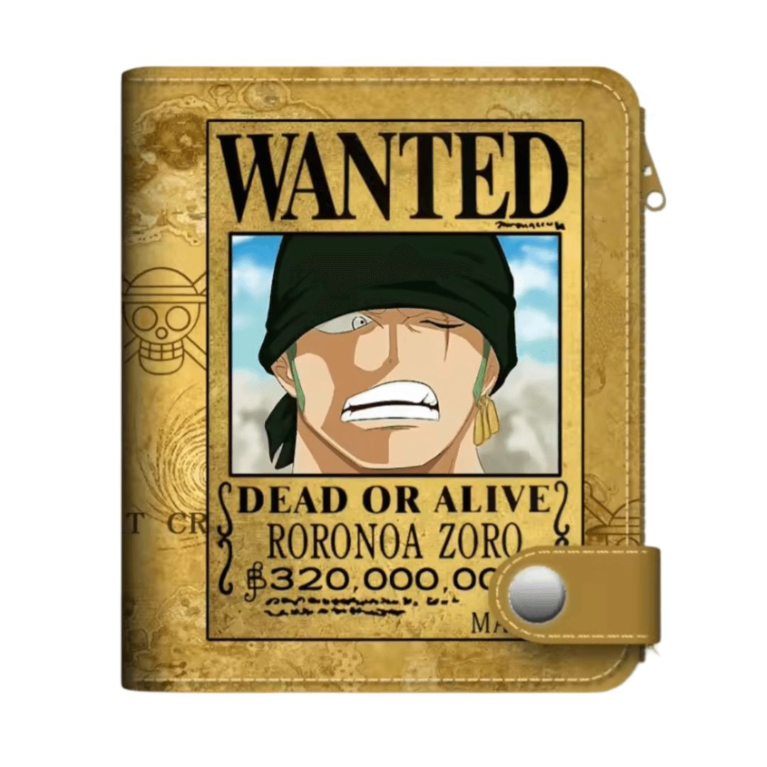 Anime One Piece Dead Or Alive Roronoa Zoro Wallet