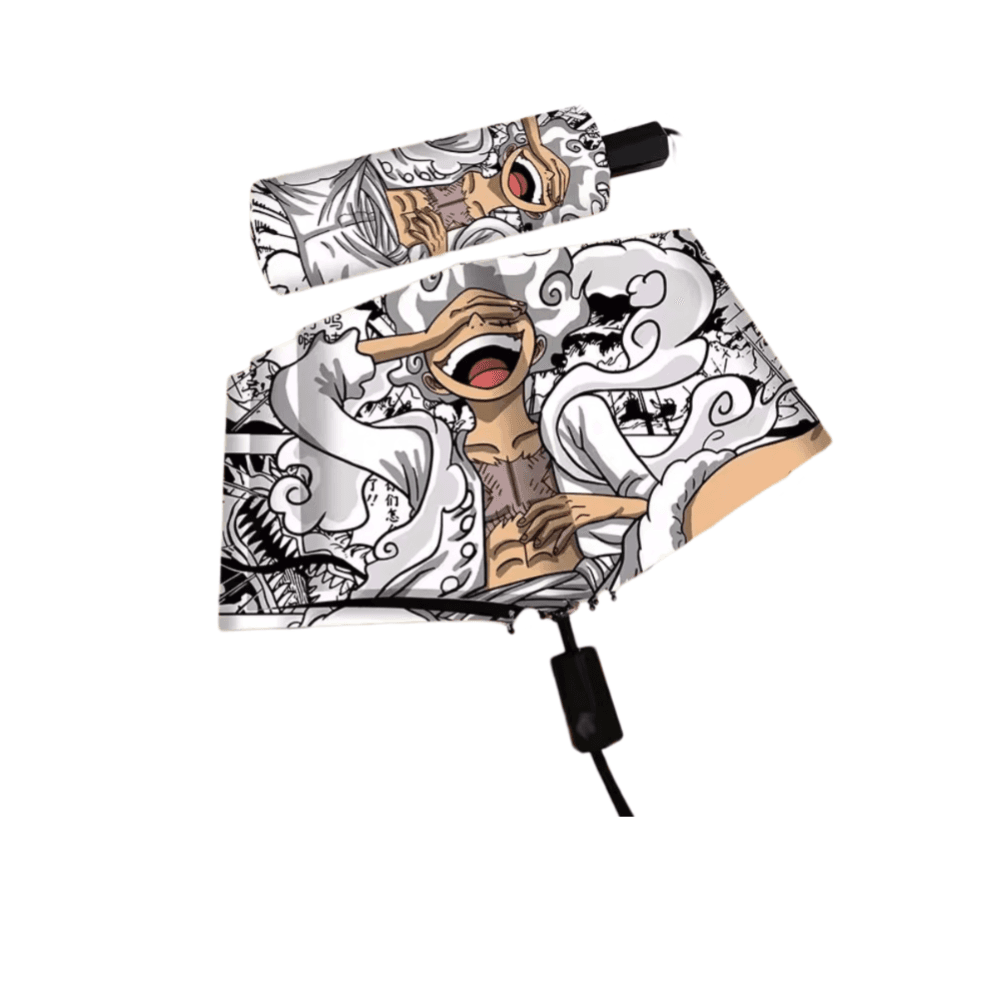 Anime One Piece Luffy Manual Umbrella