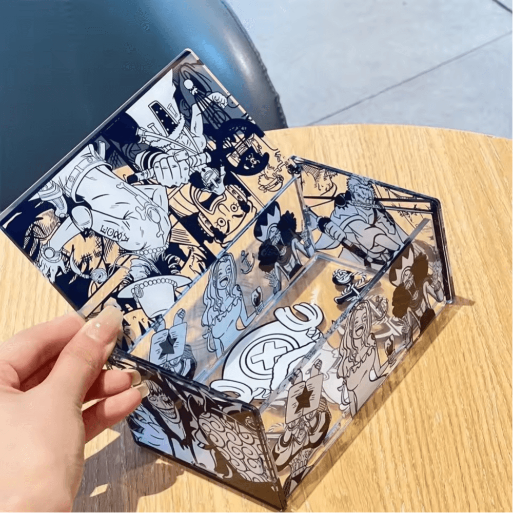 Anime One Piece Acrylic Splicing Storage Box