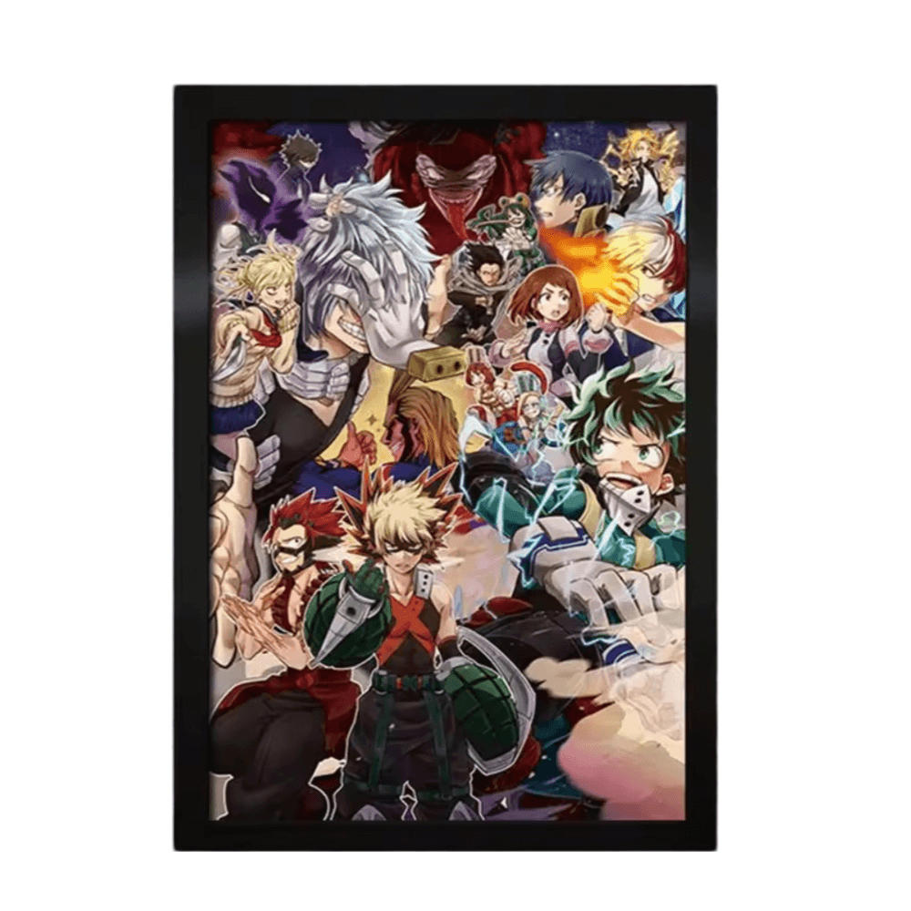 My Hero Academia Character Anime Painting Wall Art