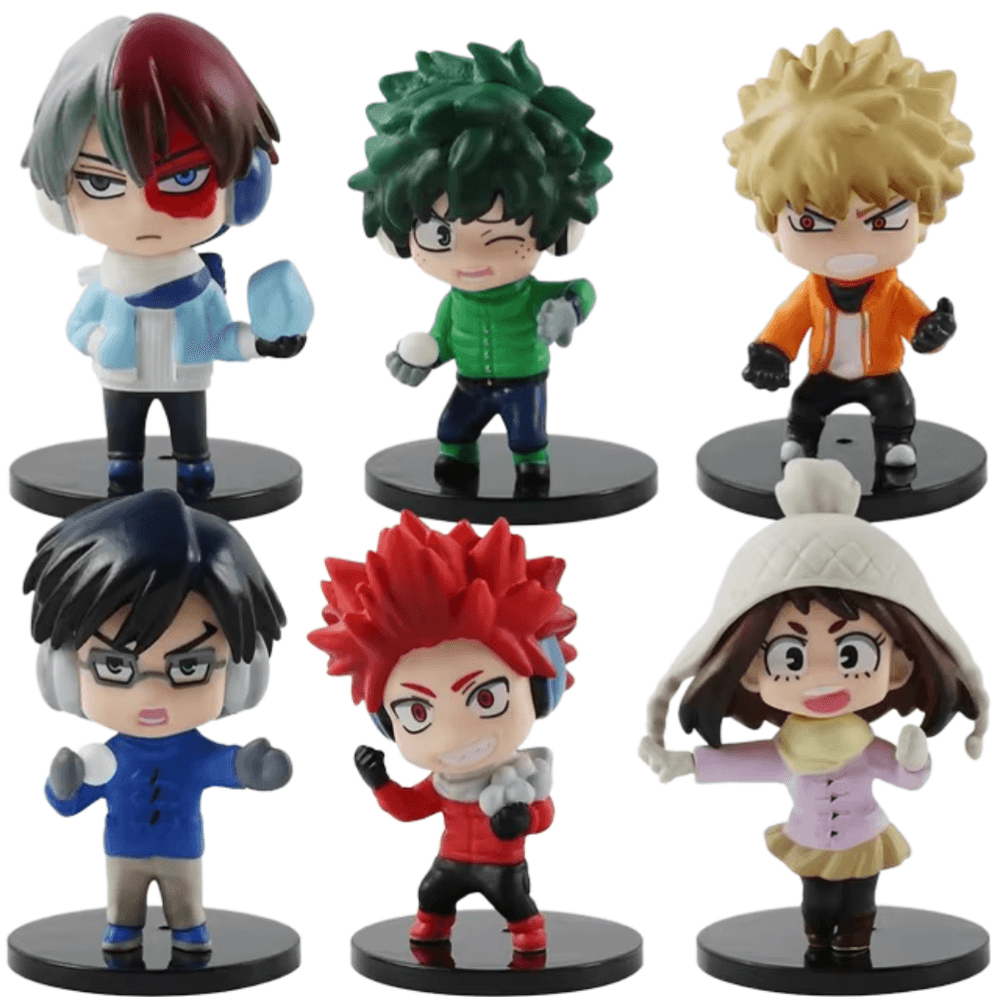 6Pcs/Set Anime My Hero Academia Toy