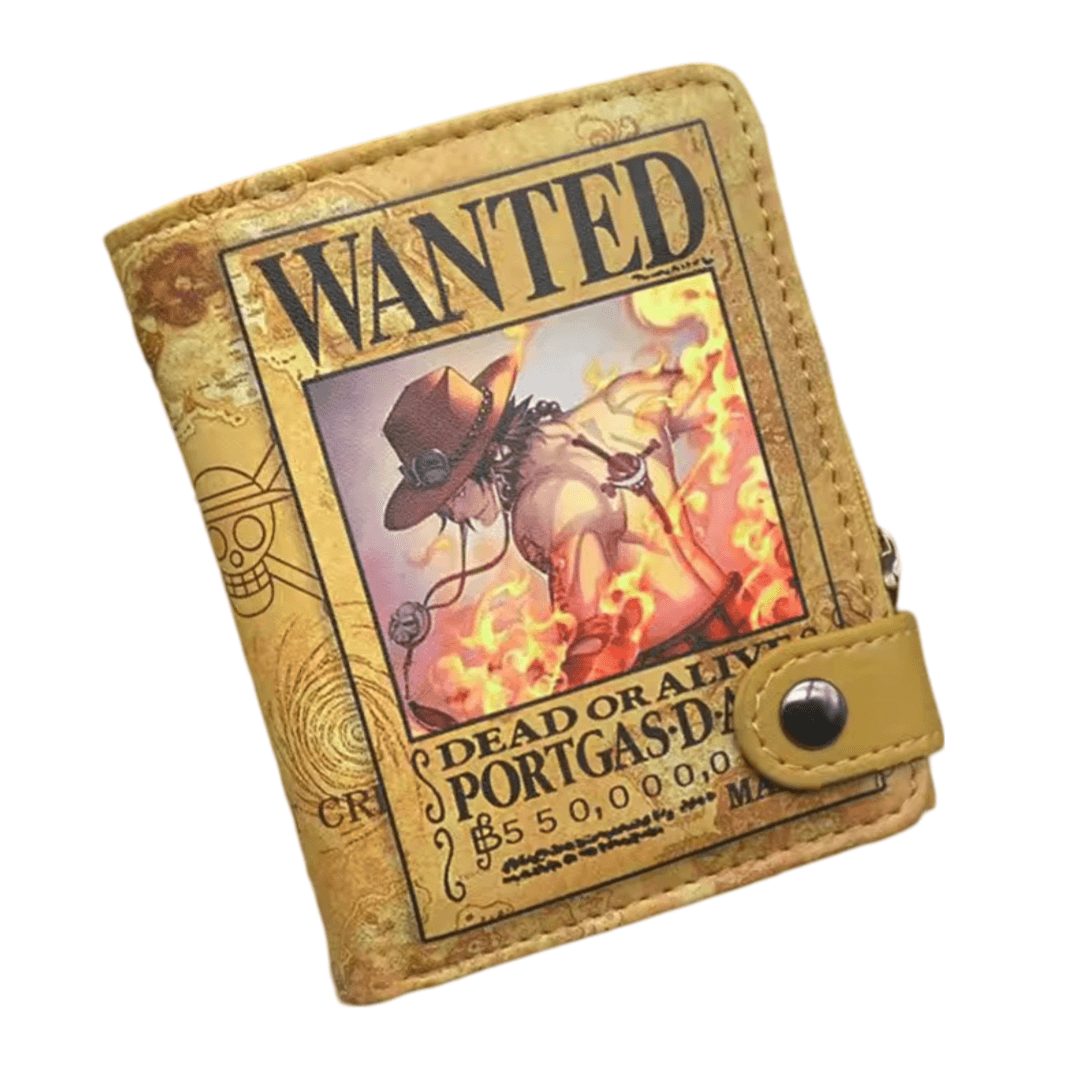 One Piece Anime Dead Or Alive Portgas D. Ace Wallet