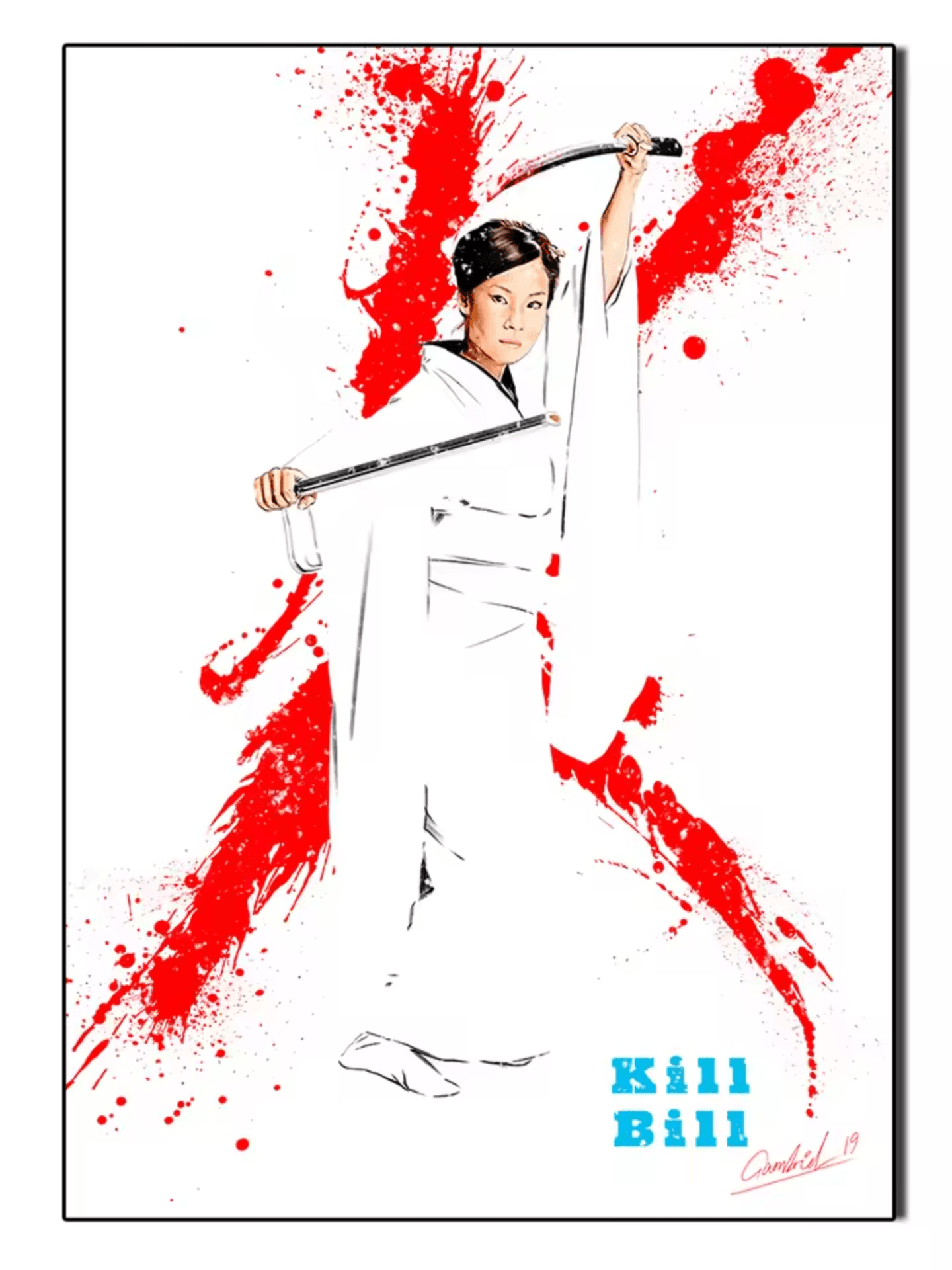Anime Kill Bill O-Ren Ishii Painting Wall Art