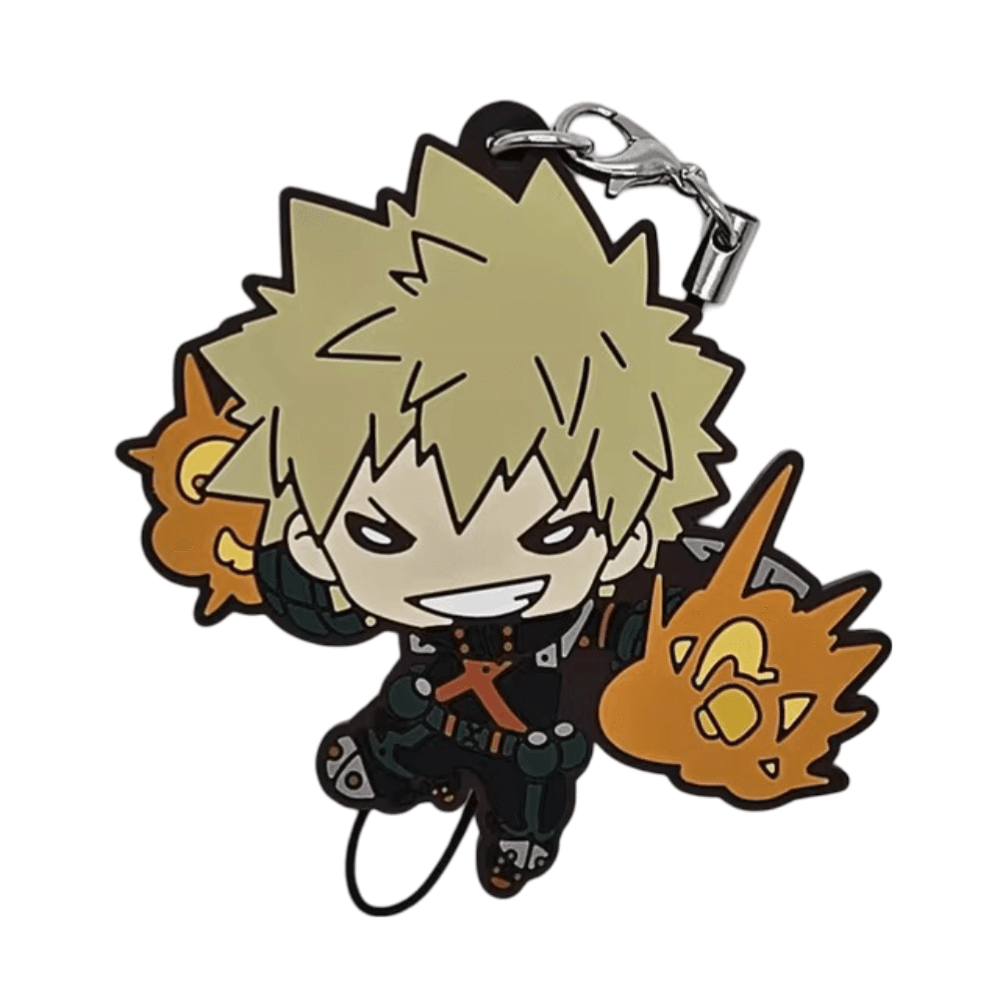 My Hero Academia Anime Katsuki Bakugo Rubber Keychain
