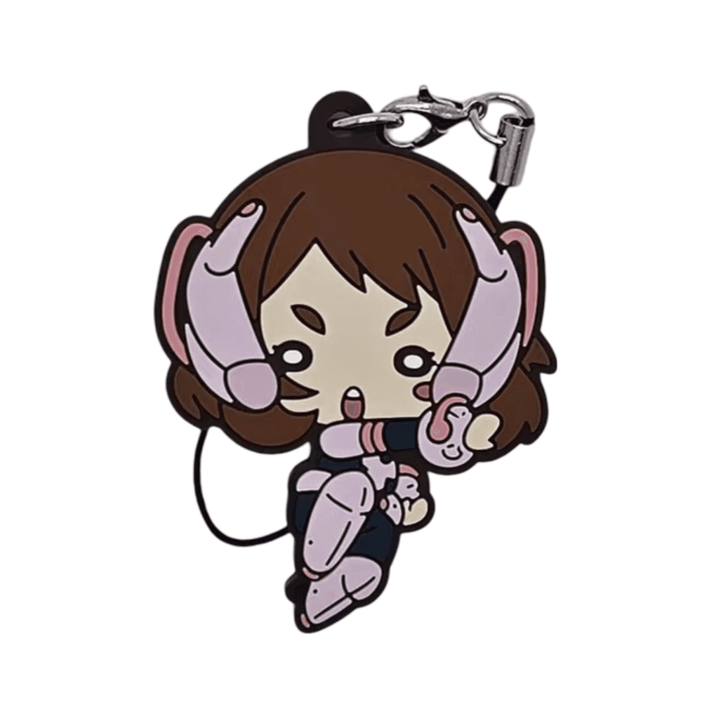 My Hero Academia Anime Ochaco Uraraka Rubber Keychain