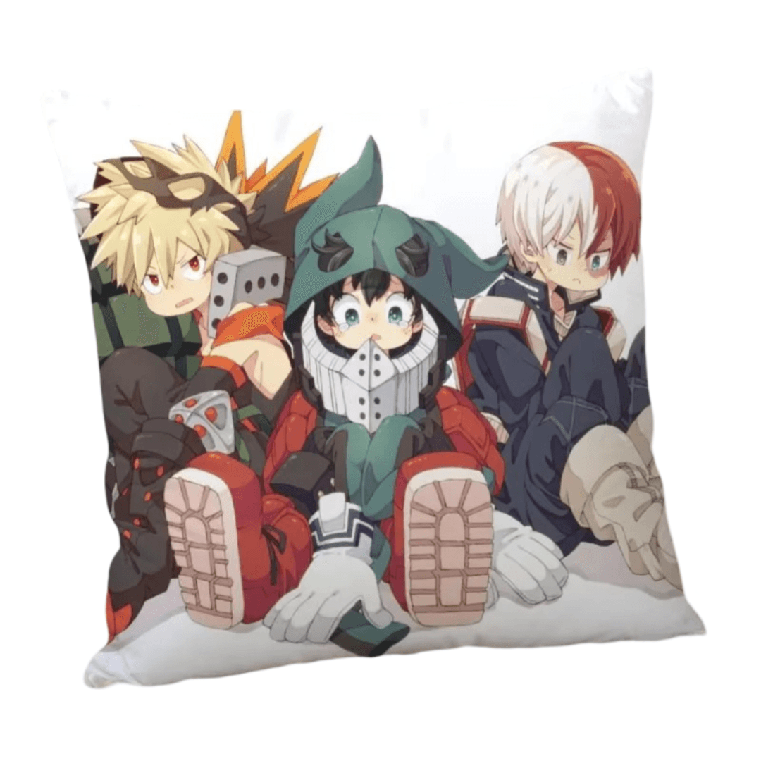 Anime My Hero Academia Izuku Midoriya With Friends Pillowcase