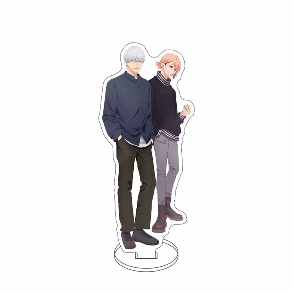 15cm Anime A Sign of Affection Itsuomi Nagi And Kokoro Iyanagi Acrylic Stand