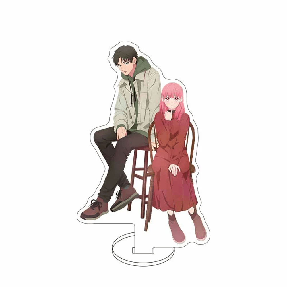 15cm Anime A Sign of Affection Oushi Ashioki And Yuki Itose Acrylic Stand