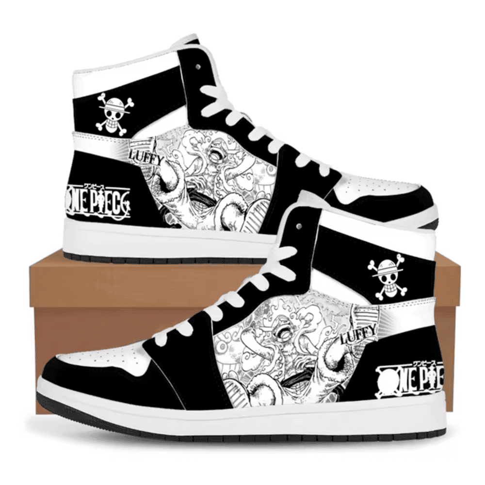 Anime One Piece Gear 5 Luffy Casual Shoes For Women