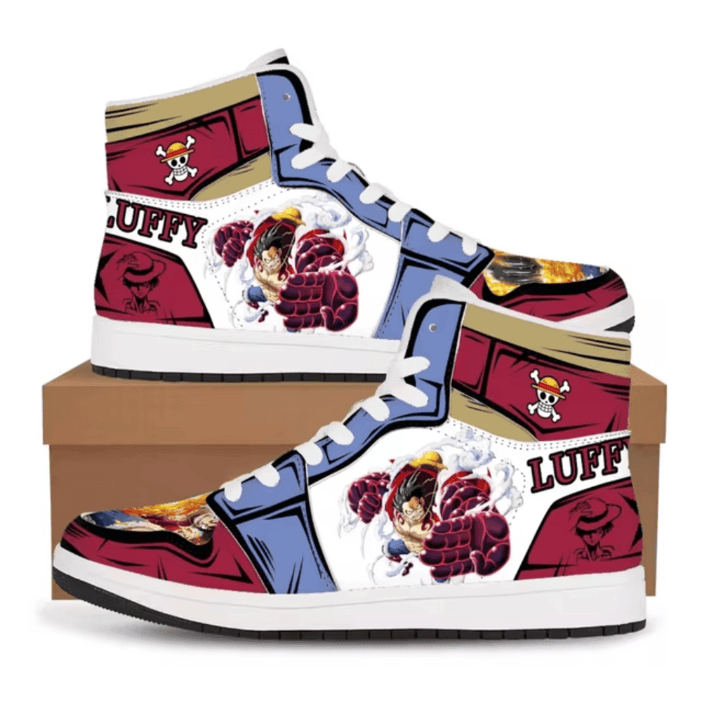 One Piece Anime Monkey D. Luffy Gear 4 Casual Shoes For Men