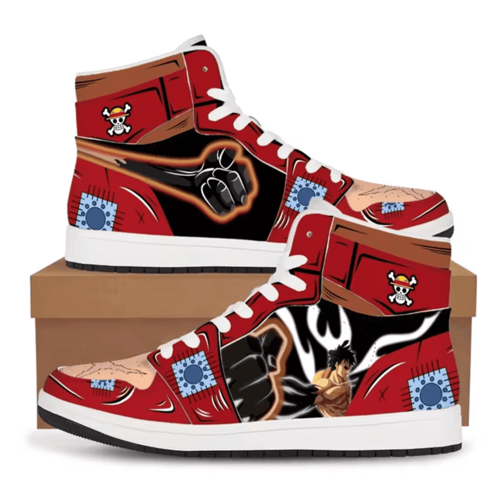 One Piece Anime Monkey D. Luffy Casual Shoes For Women