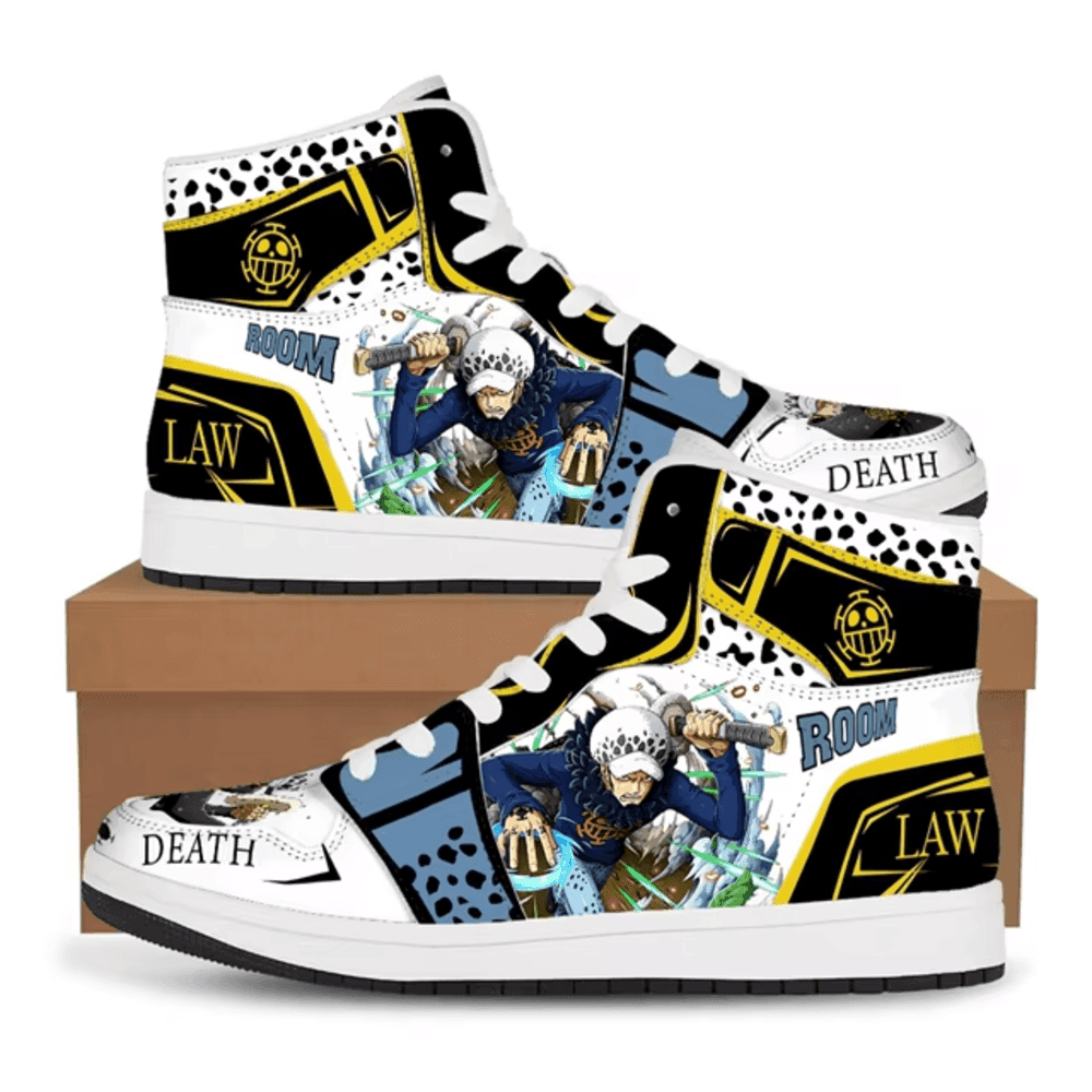 One Piece Anime Trafalgar D. Water Law Casual Shoes For Men