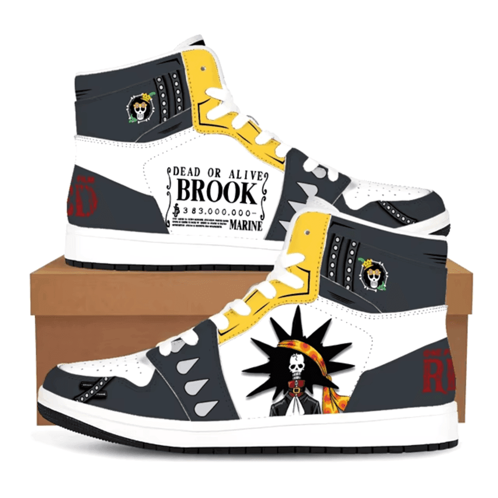 Anime One Piece Dead Or Alive Brook Casual Shoes For Men