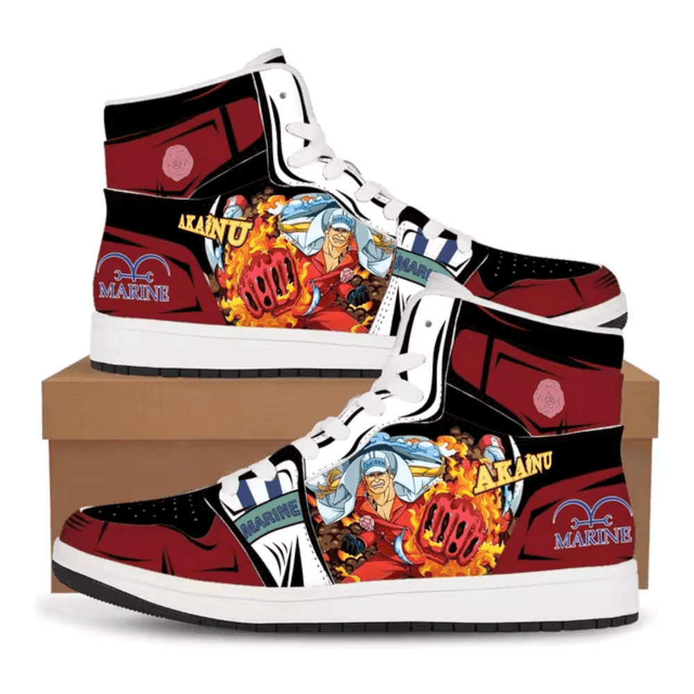 Anime One Piece Akainu Casual Shoes For Men