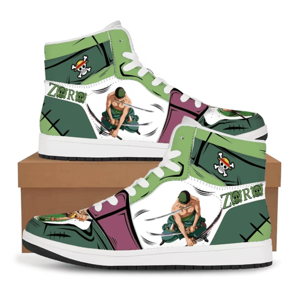 One Piece Anime Roronoa Zoro Casual Shoes For Women