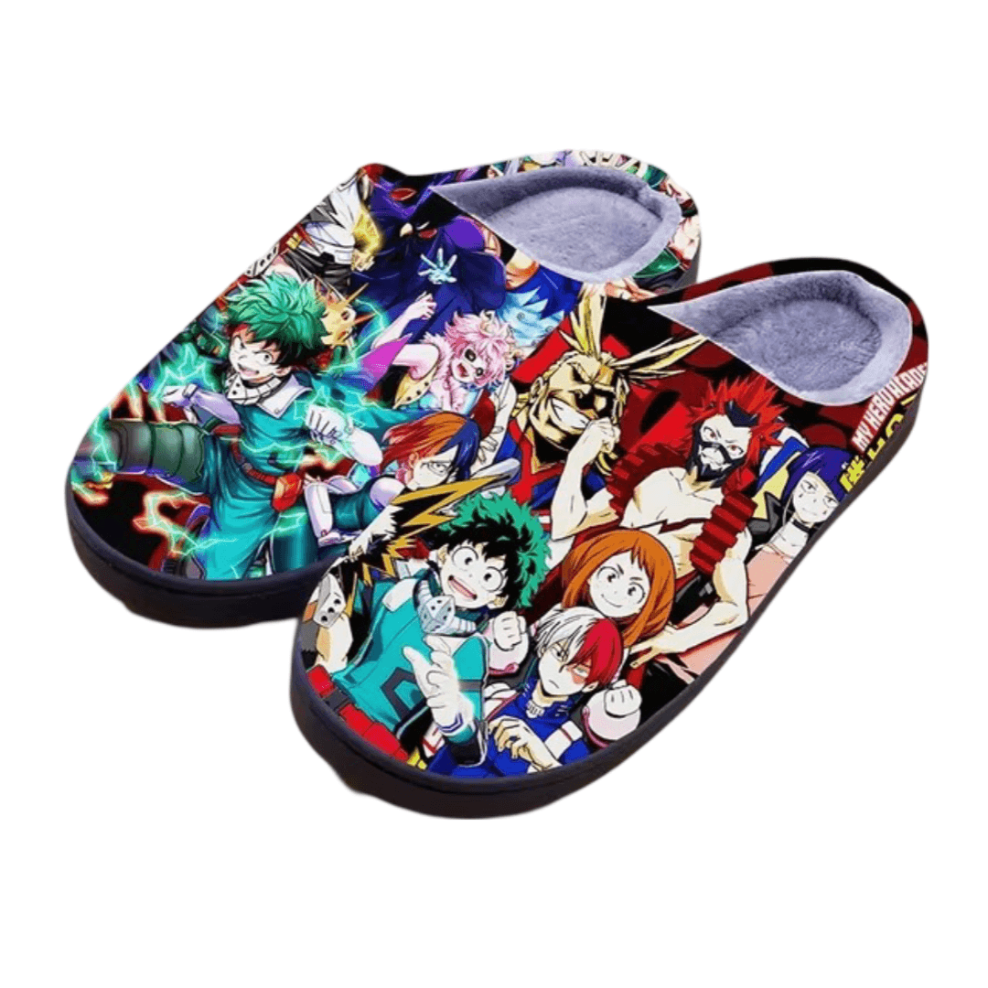 Anime My Hero Academia Shoto Todoroki Winter Slippers