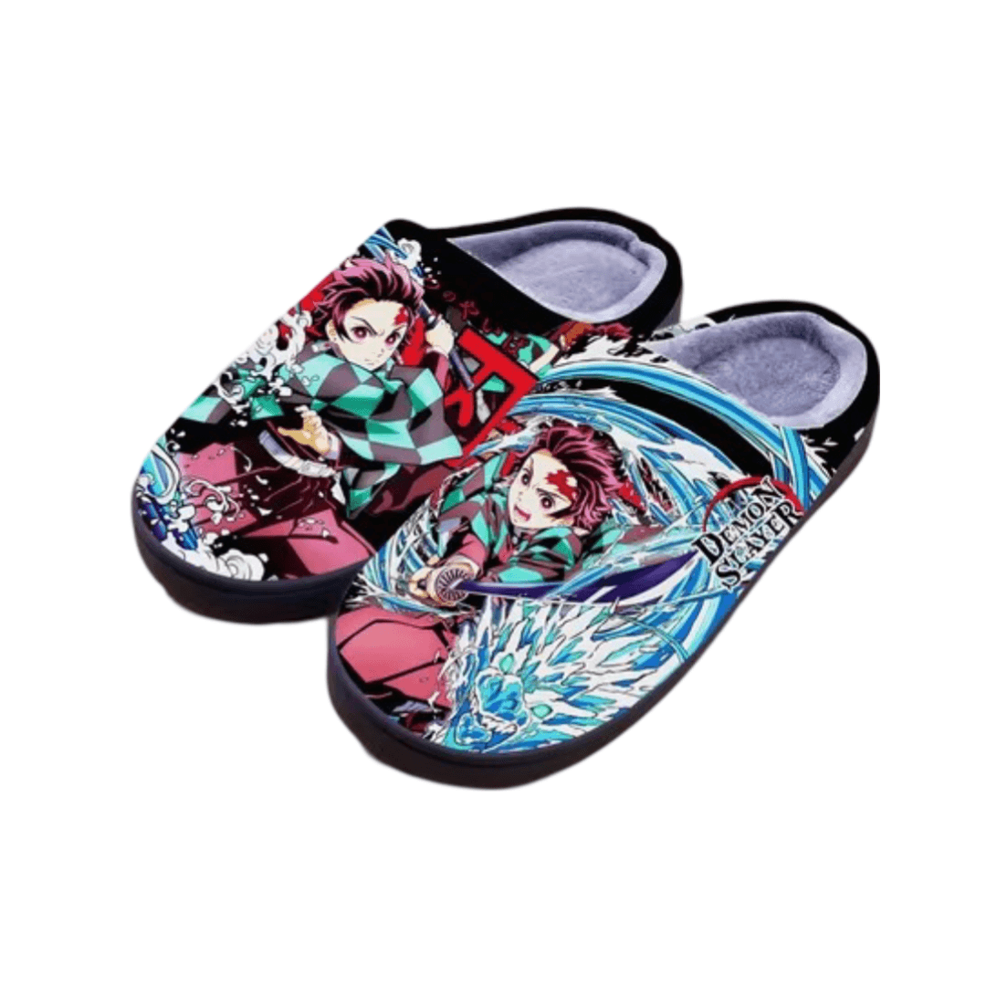 Anime Demon Slayer Tanjiro Kamado Winter Slippers
