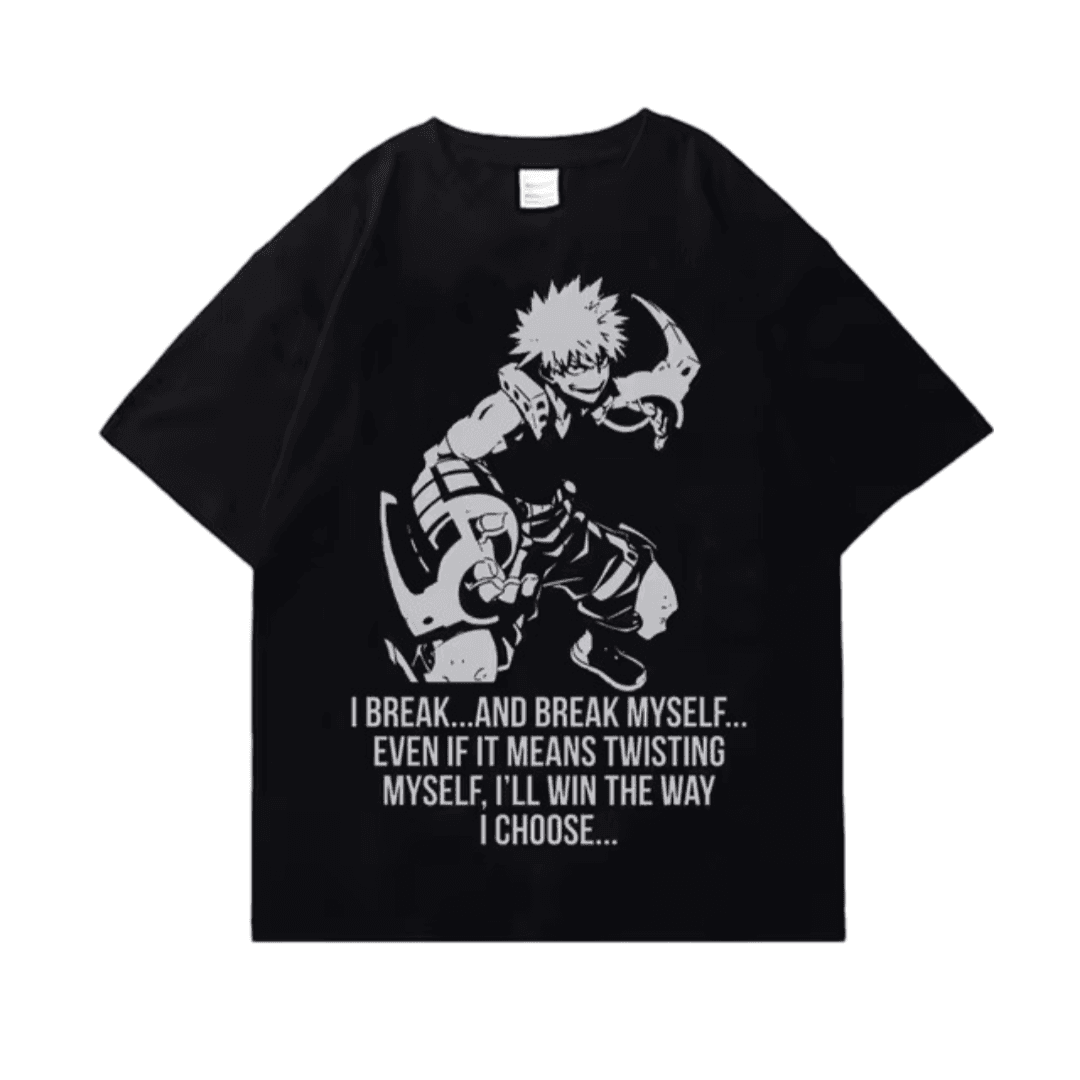 Anime My Hero Academia Katsuki Bakugo T-Shirt