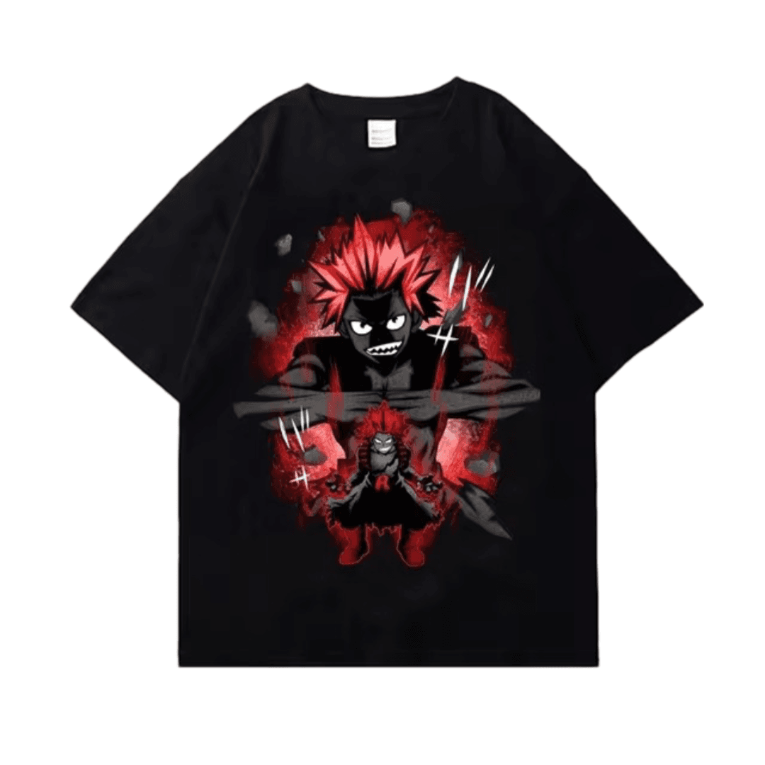 Anime My Hero Academia Eijiro Kirishima Short Sleeve T-Shirt