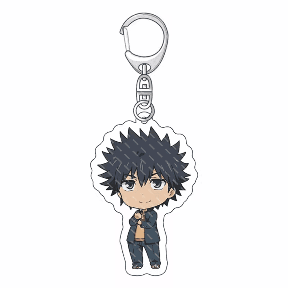 Anime A Certain Magical Index Kamijou Touma Acrylic Keychain