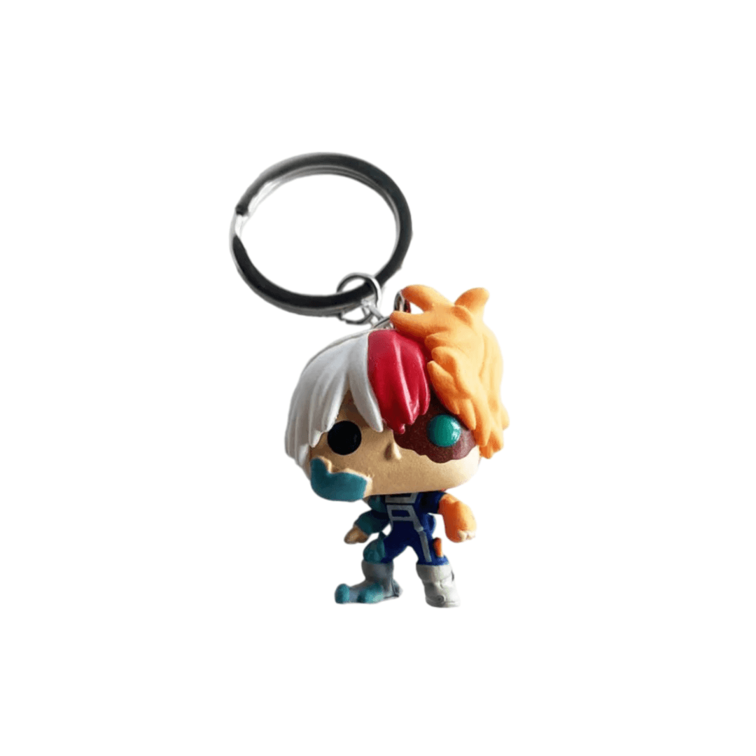 My Hero Academia Anime Shoto Todoroki Keychain