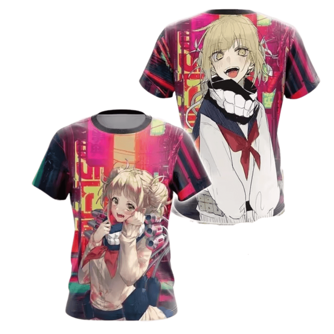 Anime My Hero Academia Himiko Toga 3D Printed T-Shirt